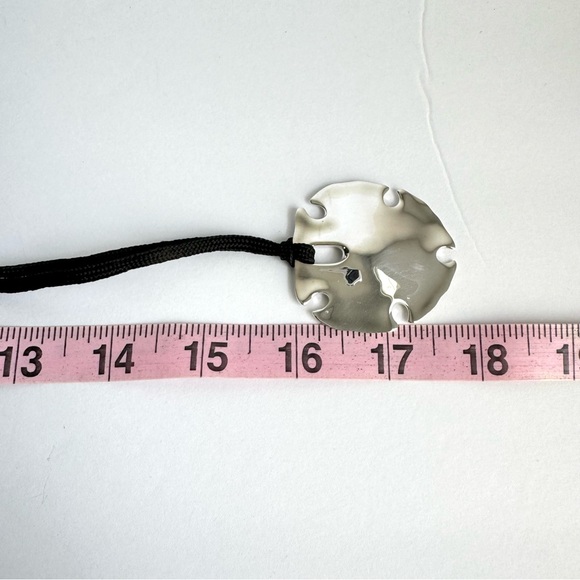 RLM Studio Sand Dollar Necklace Sterling Silver Shell Pendant Robert Lee Morris - Picture 7 of 9